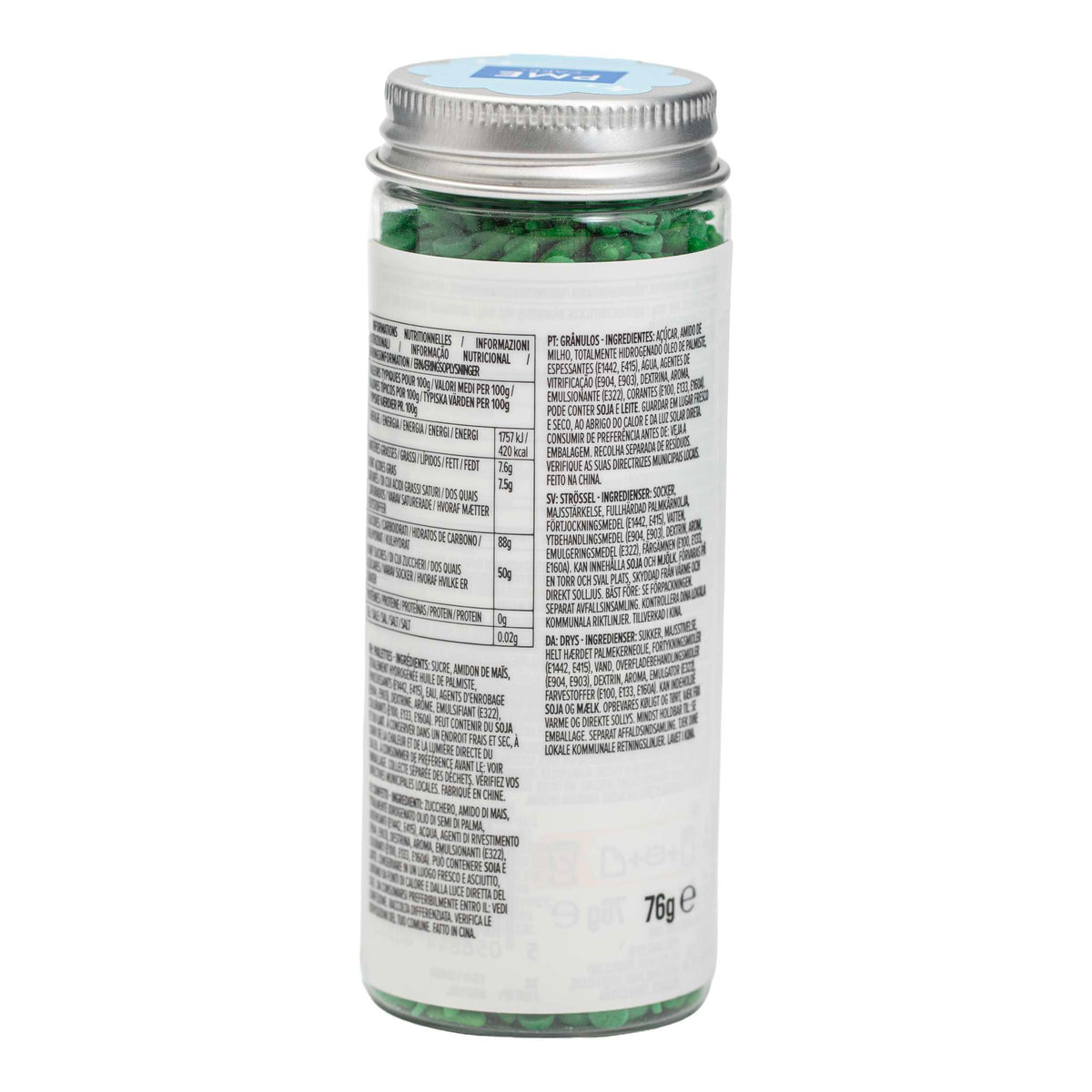 Mélange de sprinkles pour gâteau - Vert (76g / 2,68oz)