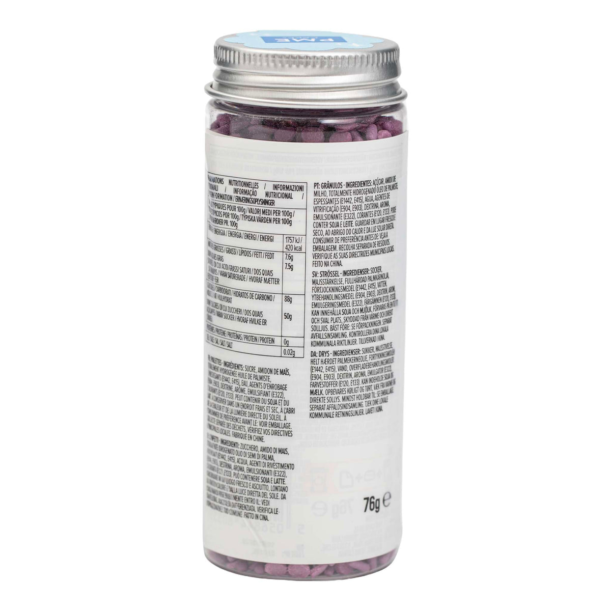 Mezcla de Sprinkles para Pasteles - Morado (76g / 2,68oz)