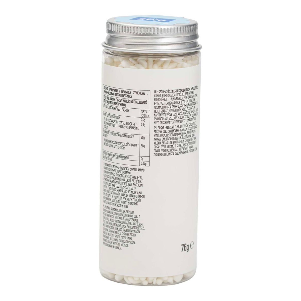 Streusel-Mischung für Kuchen - Weiß (76g / 2,68oz)