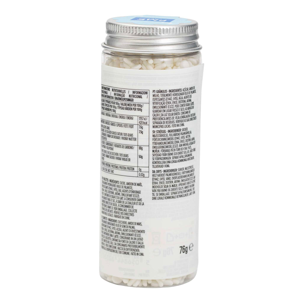 Streusel-Mischung für Kuchen - Weiß (76g / 2,68oz)