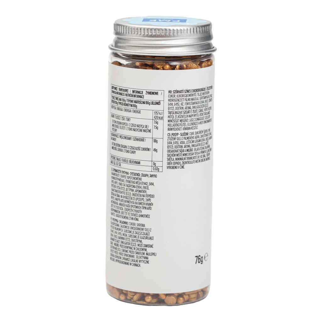 Mezcla de Sprinkles para Pasteles - Dorado (76g / 2,68oz)