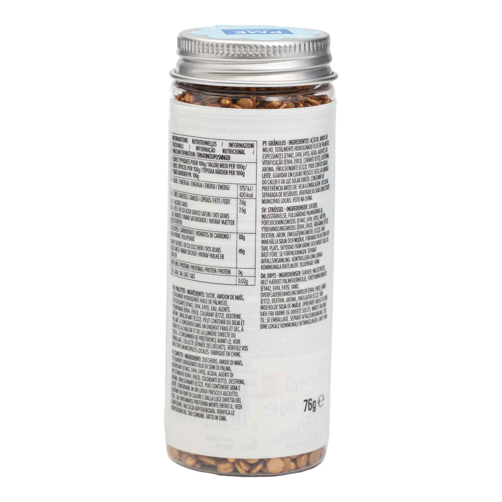 Mezcla de Sprinkles para Pasteles - Dorado (76g / 2,68oz)