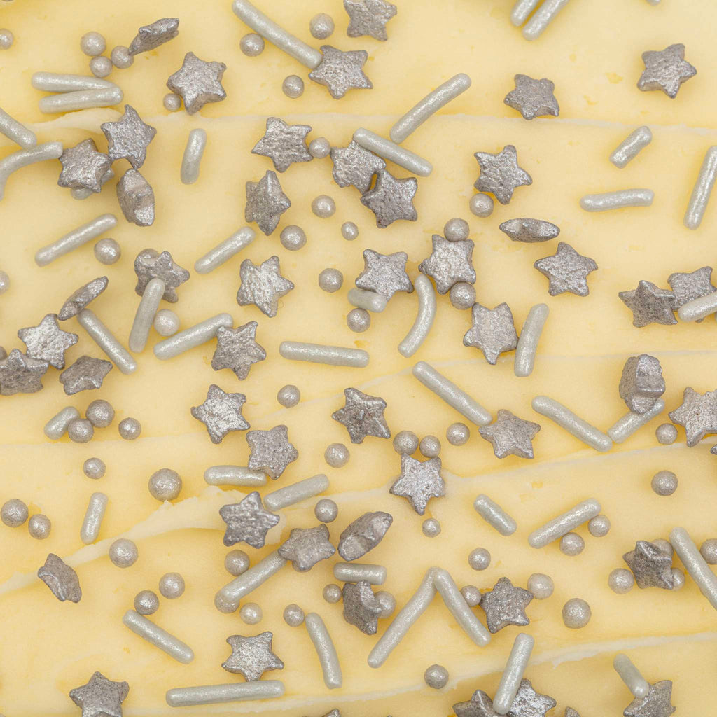 Mélange de sprinkles pour gâteau - Argent (76g / 2,68oz)
