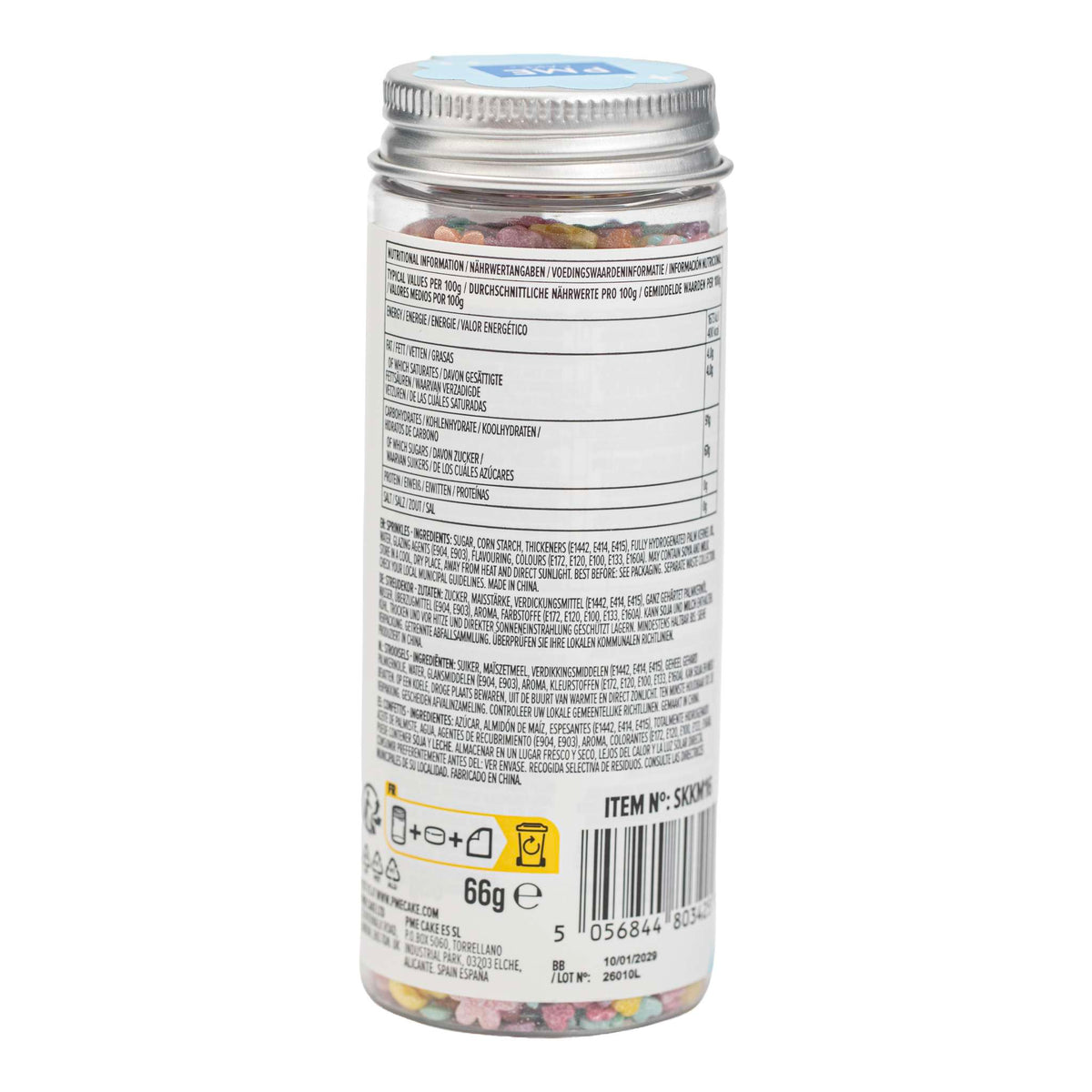 Pastel Fairy Cakes Sprinkle Mix (66g)