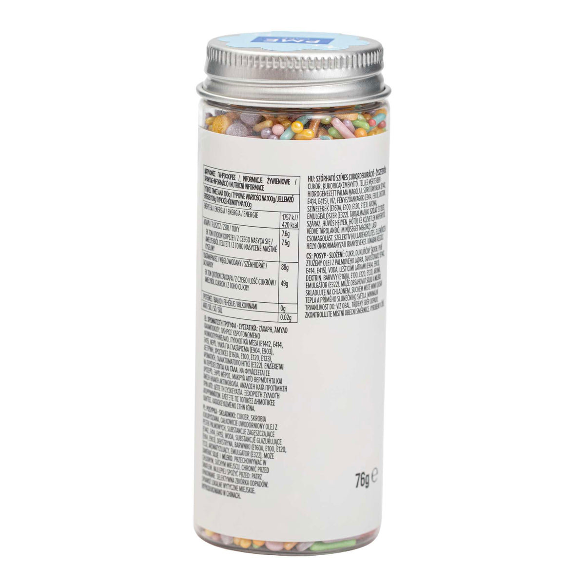Pastel Rainbow Sprinkle Mix (76g)