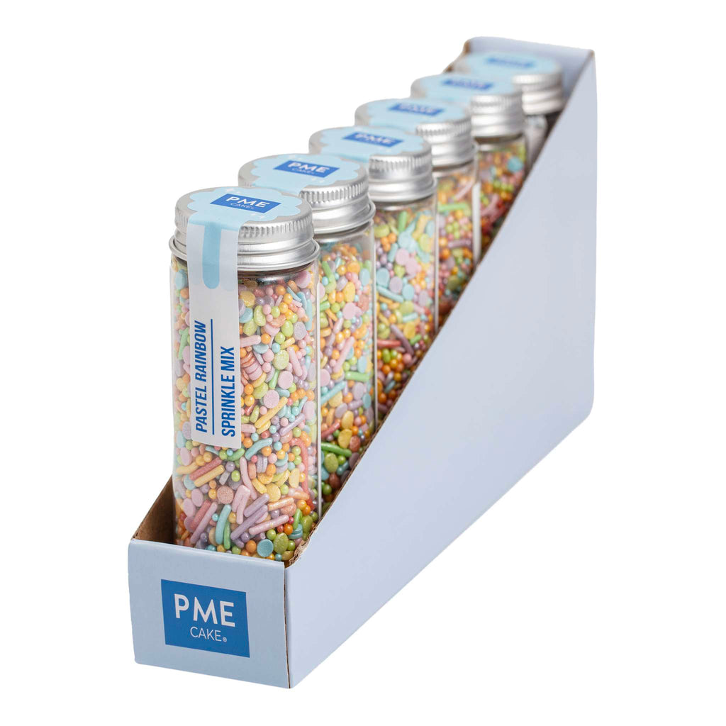 Pastel Rainbow Sprinkle Mix (76g)