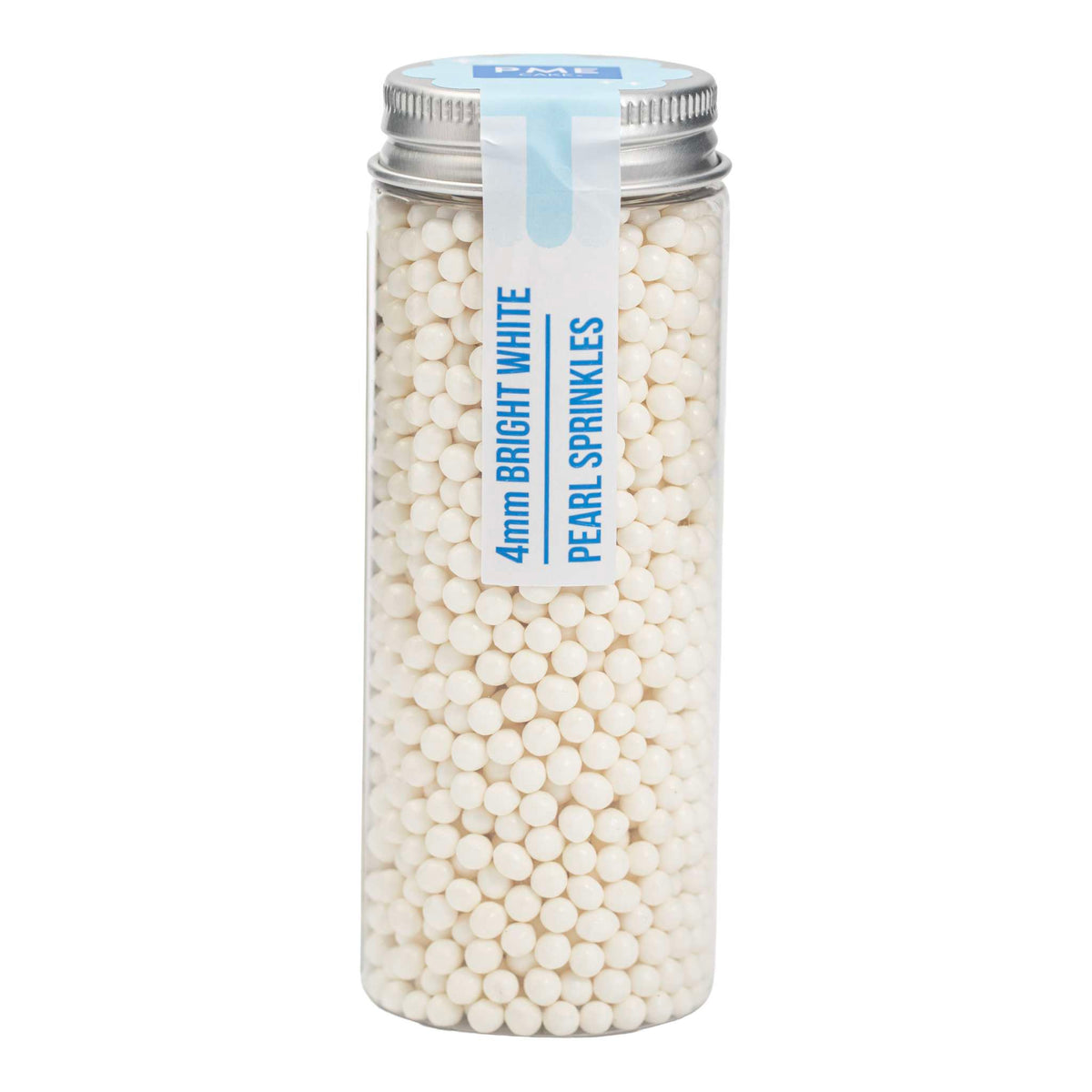 Perlenstreusel - Strahlend Weiß 4mm (74g / 2,61oz)