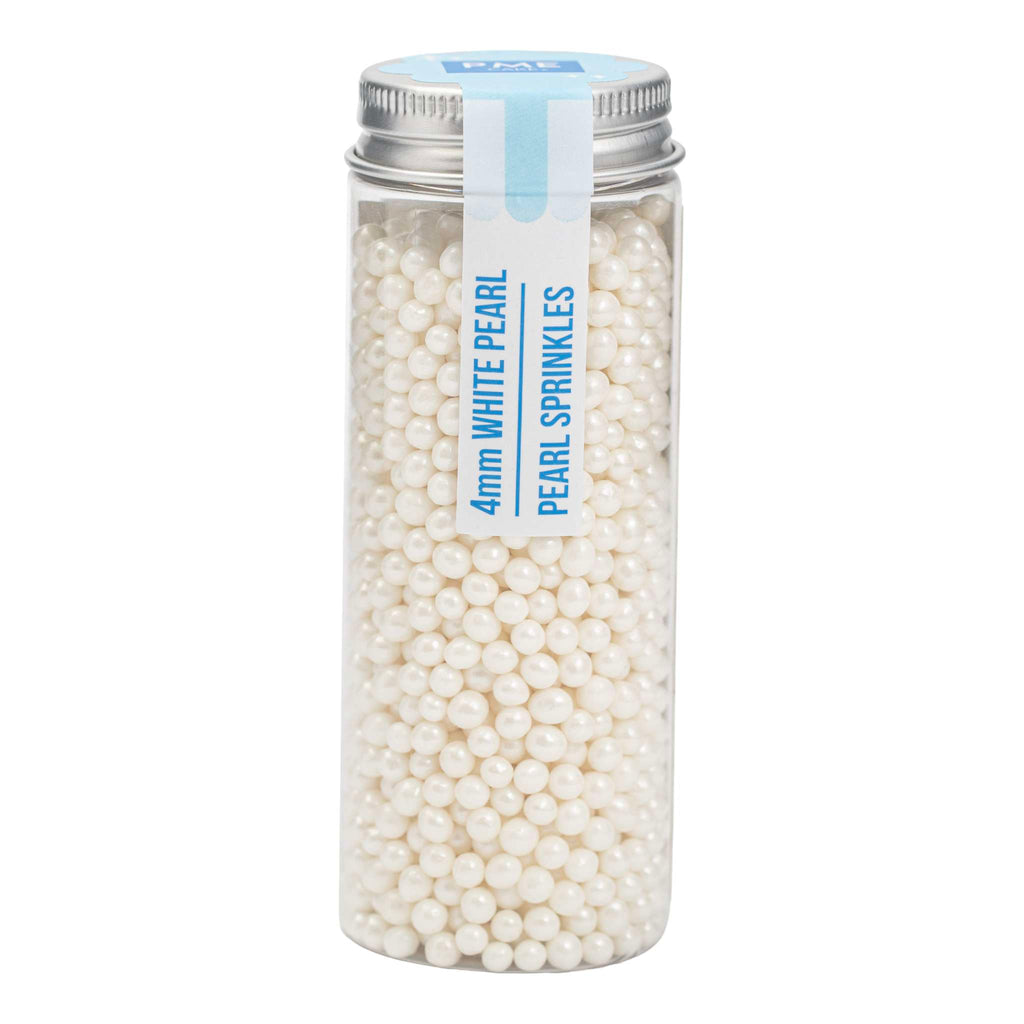 Perlenstreusel - Weiße Perle 4mm (74g / 2,61oz)