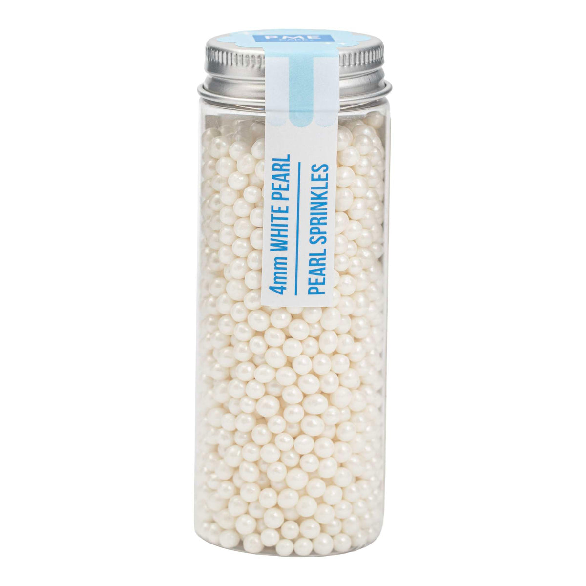 Perlenstreusel - Weiße Perle 4mm (74g / 2,61oz)