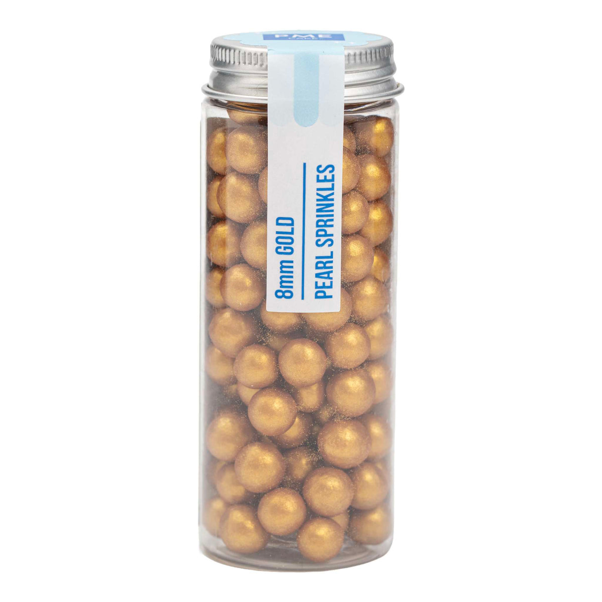 Gold Pearl Sprinkles 8mm (43g)