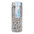 Perlenstreusel - Gemischte Größen, Silber (76g / 2,68oz)