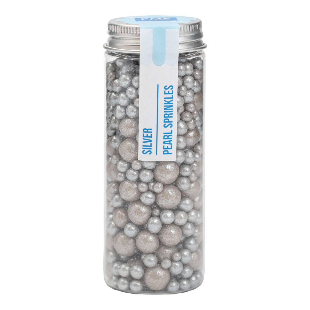 Perles comestibles tailles mixtes - Argent (76g / 2,68oz)