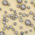 Perlenstreusel - Gemischte Größen, Silber (76g / 2,68oz)