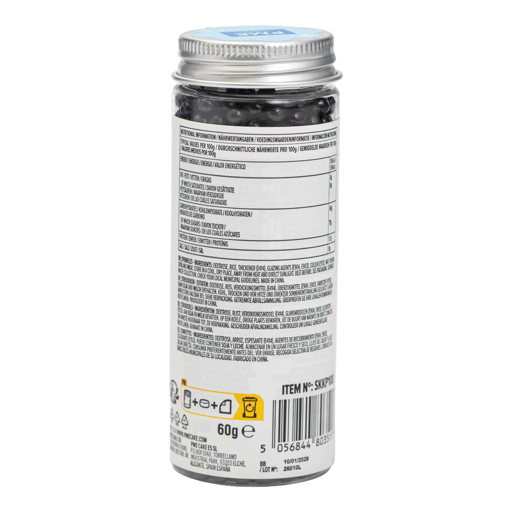 Black Pearl Sprinkles 6mm (60g)
