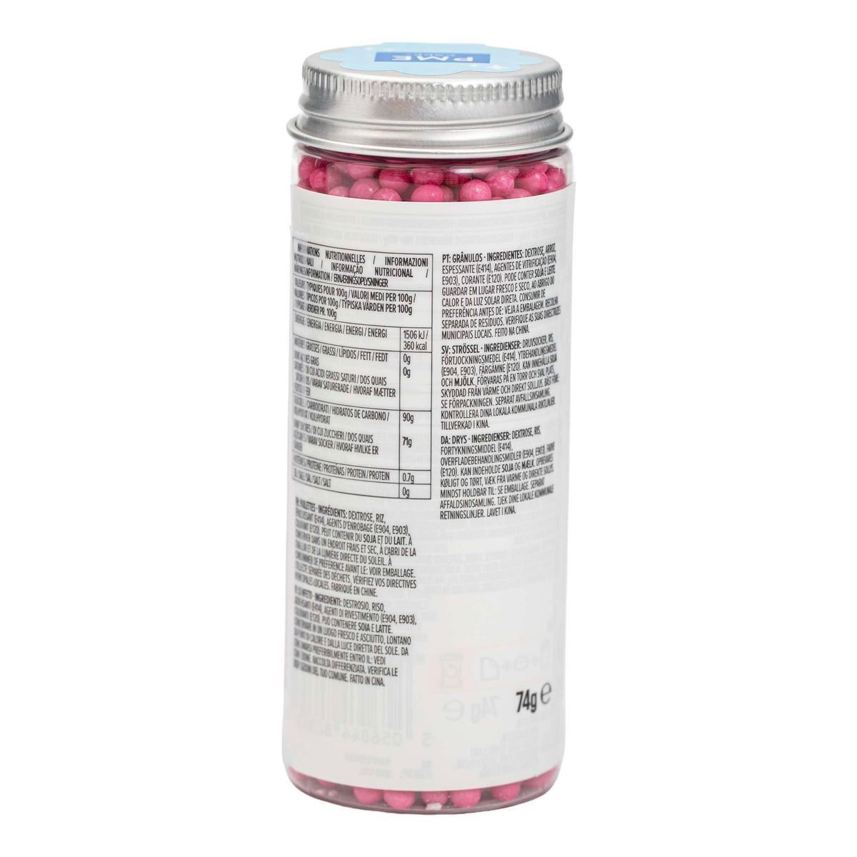 Hot Pink Pearl Sprinkles 4mm (74g)