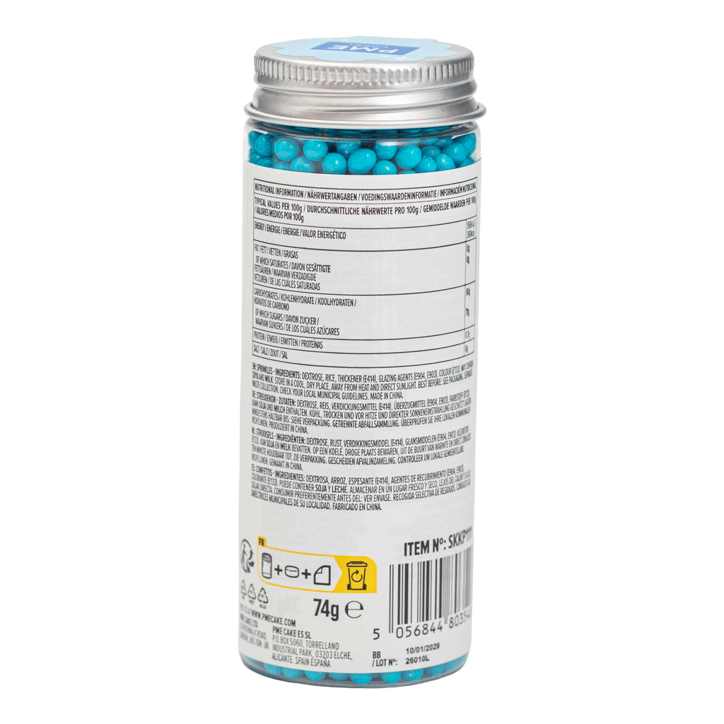 Baby Blue Pearl Sprinkles 4mm (74g)