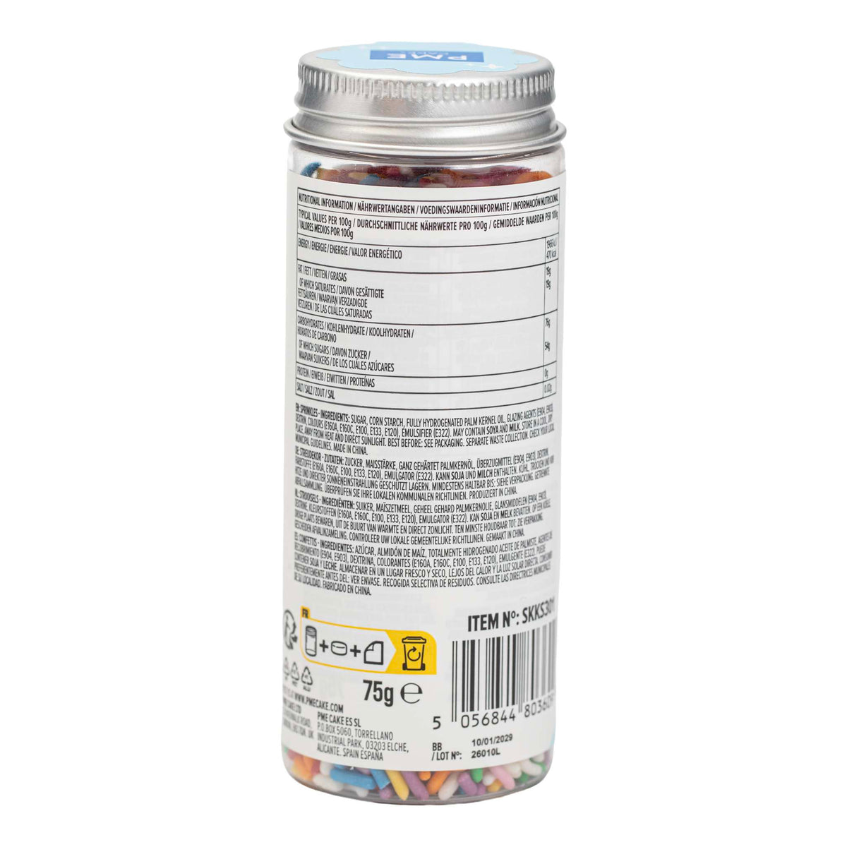 Fils de sprinkles - Arc-en-ciel (75g / 2,64oz)