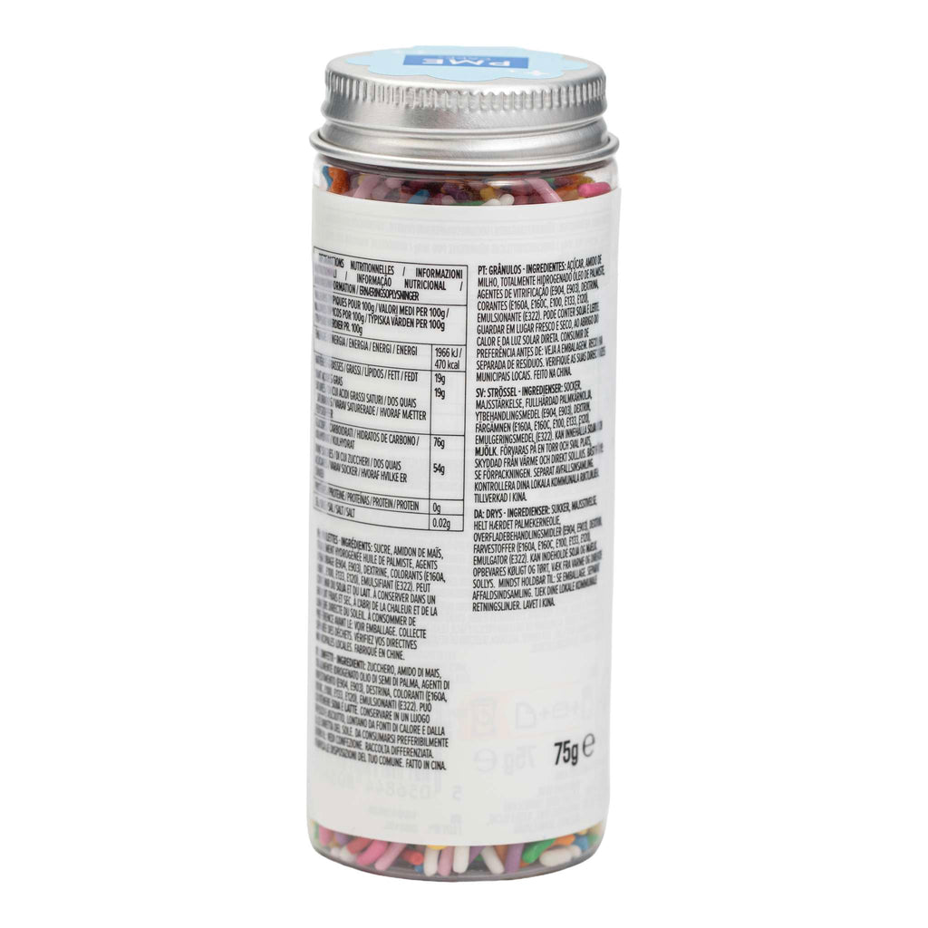 Streuselhölzer - Regenbogen (75g / 2,64oz)