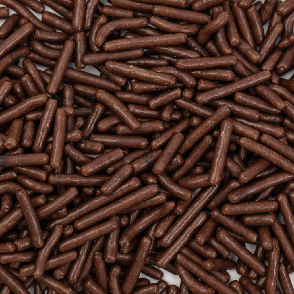 Chocolate Brown Sprinkle Strands (75g)