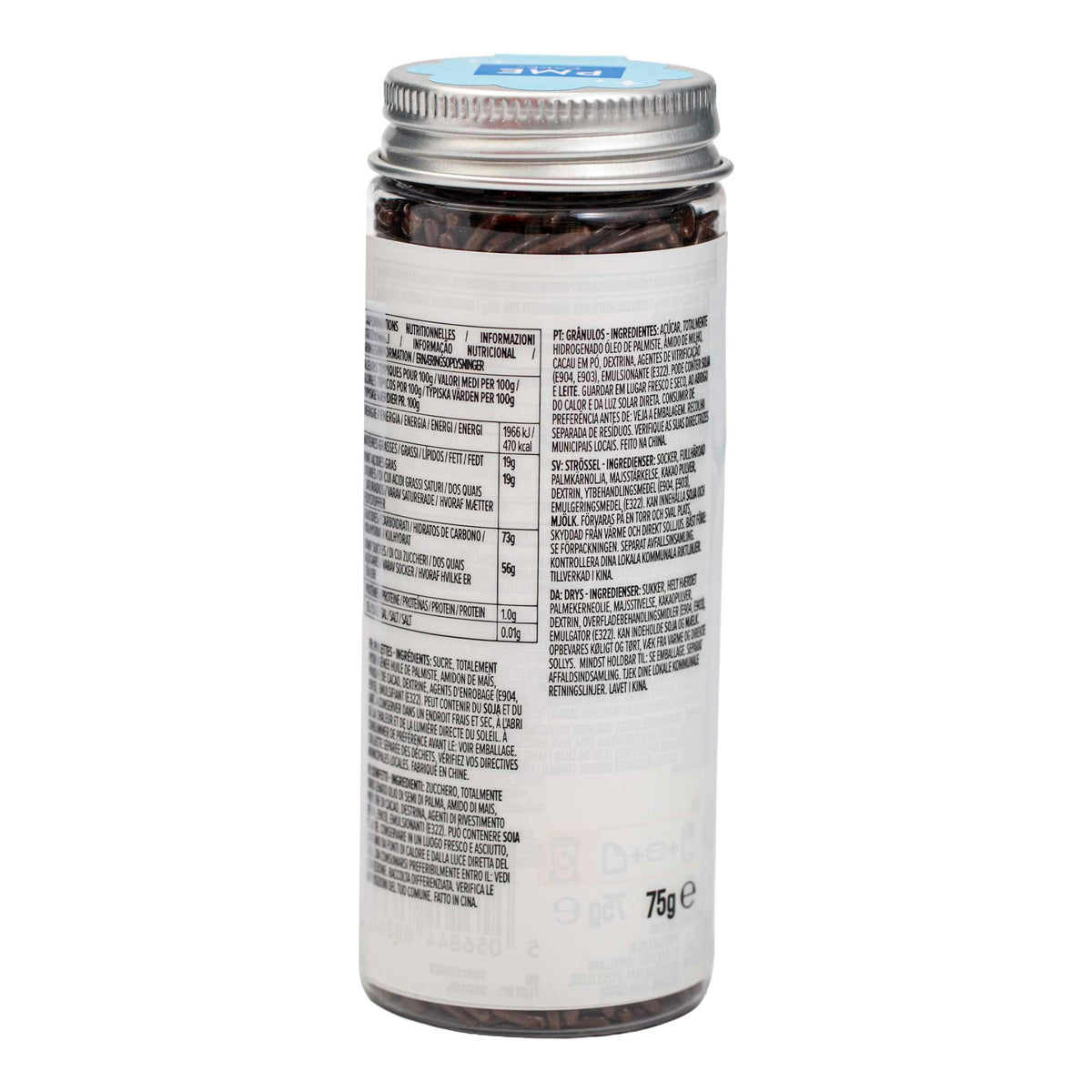 Chocolate Brown Sprinkle Strands (75g)