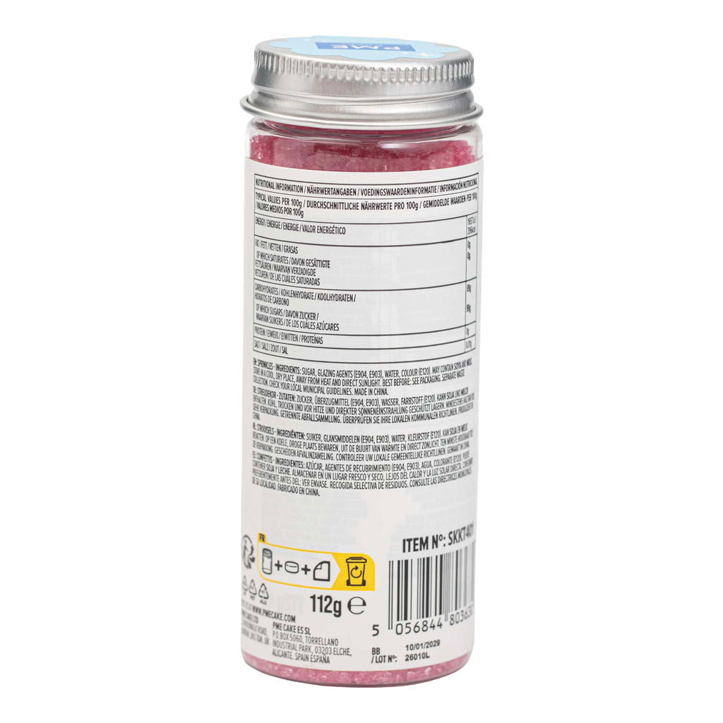 Strooiselsuiker - Felroze (112g / 3,95oz)