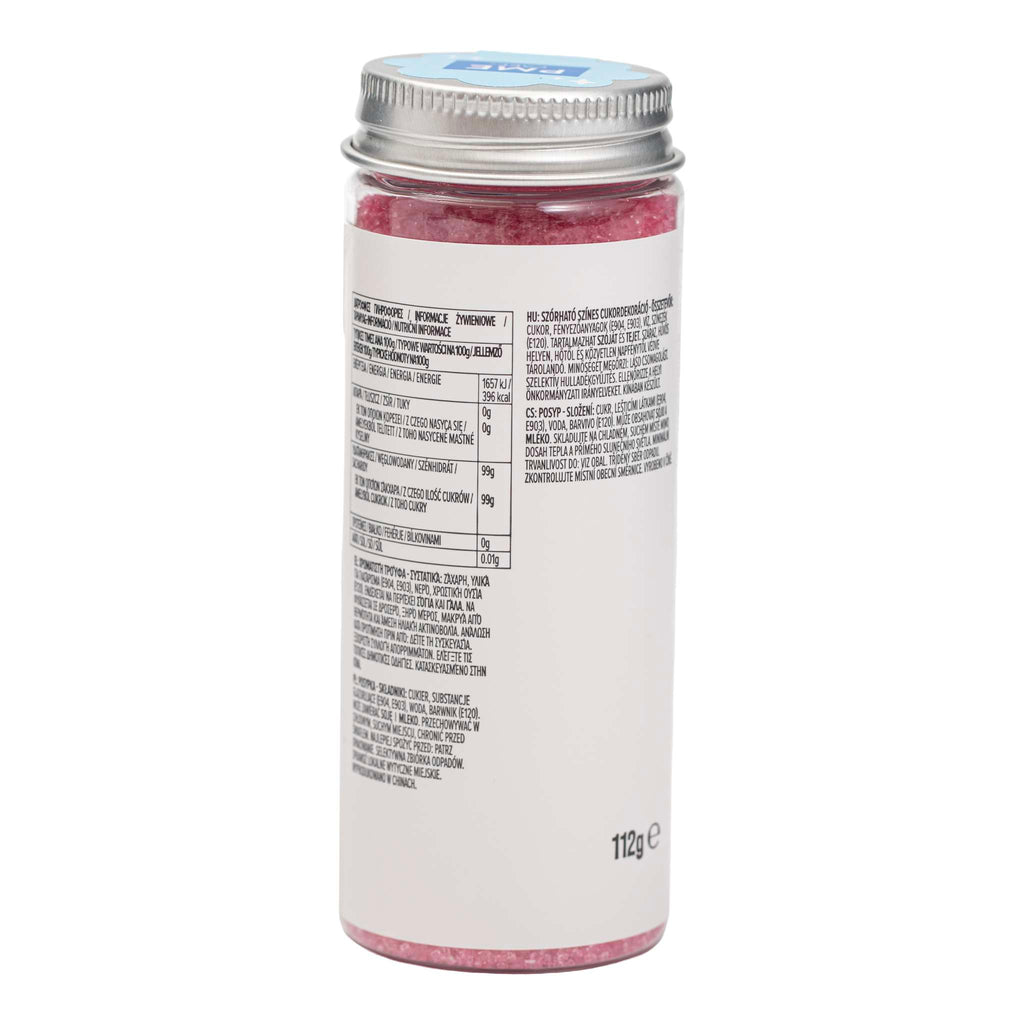 Strooiselsuiker - Felroze (112g / 3,95oz)