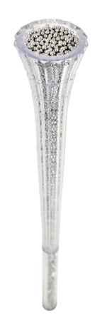 Clear Plastic Spiked Pillars Pk/4 (7" / 178mm)
