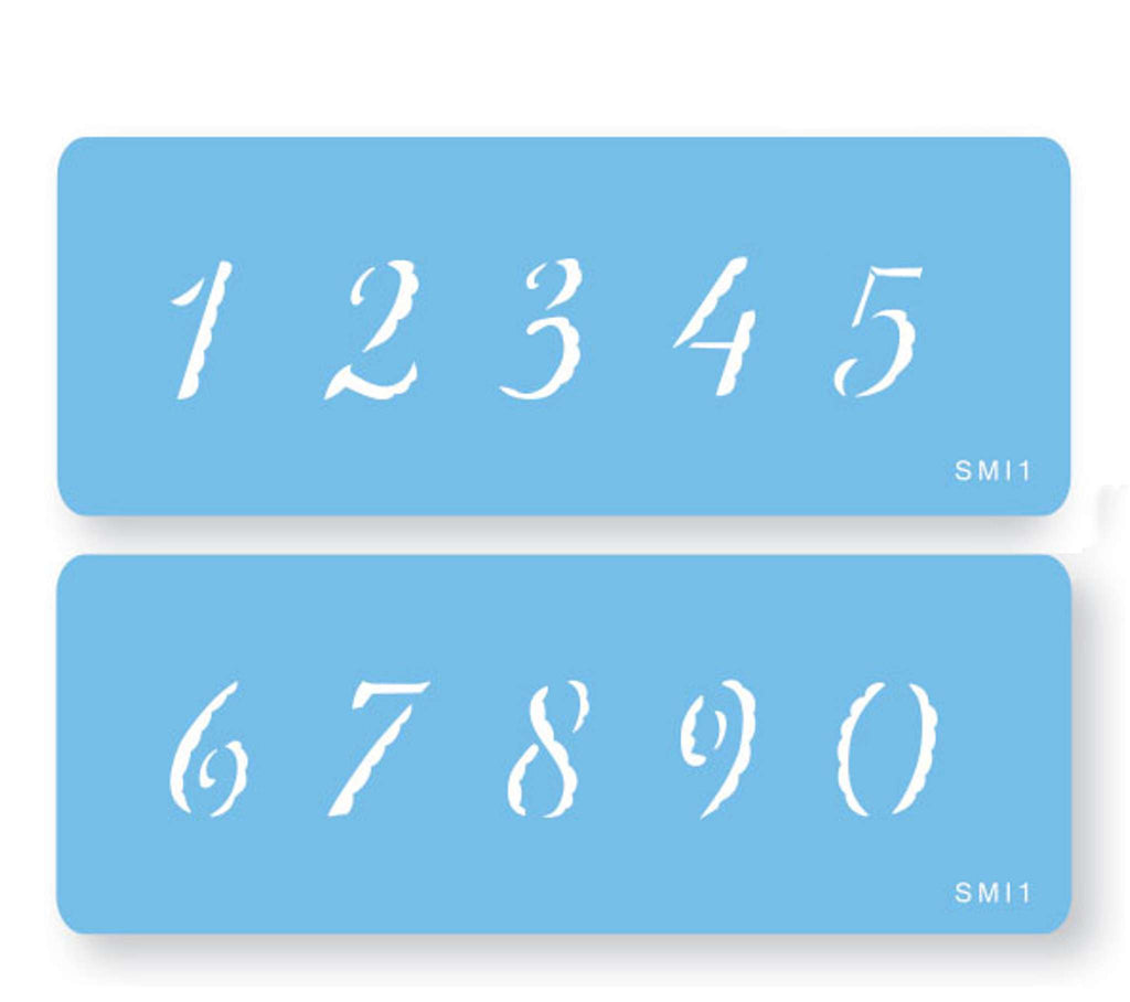Numerals 0-9 Set of 2