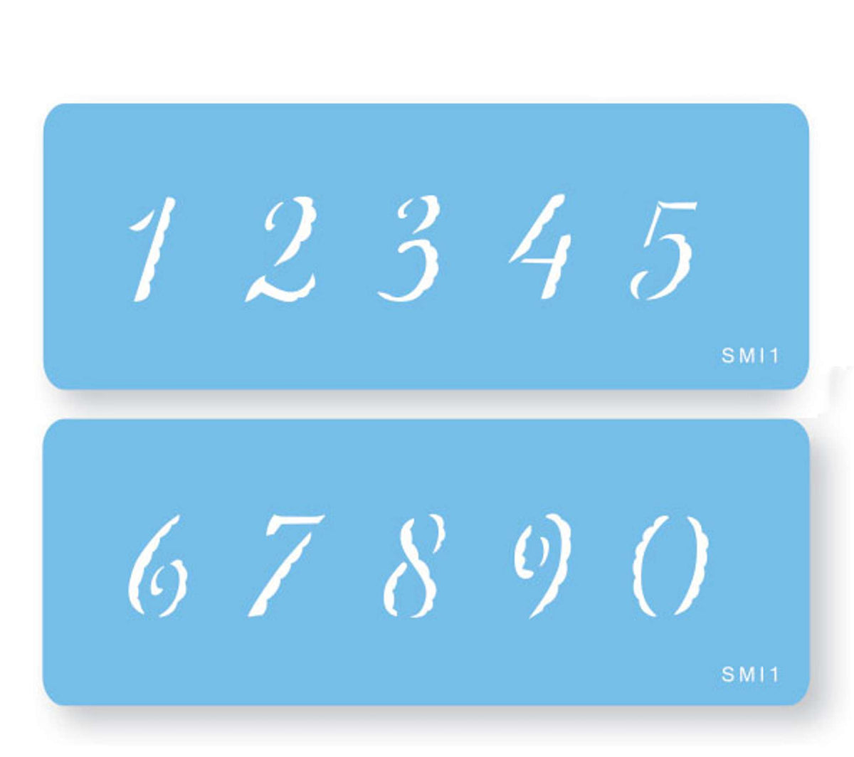 Numerals 0-9 Set of 2