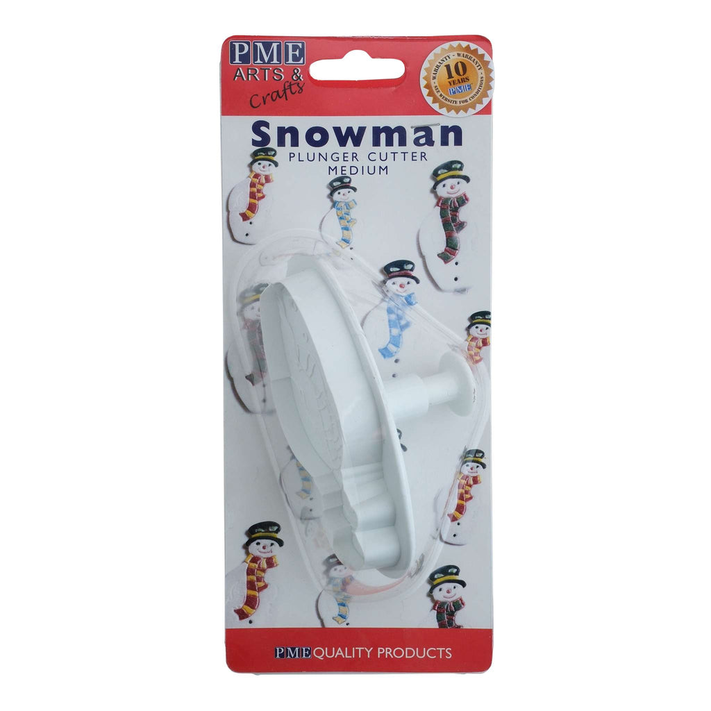 Neuheit Ausstecher mit Auswerfer - Mittlerer Schneemann (95mm / 3.7")
