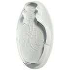 Neuheit Ausstecher mit Auswerfer - Mittlerer Schneemann (95mm / 3.7")
