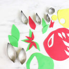 Poinsettia Fondant Cutters Set Of 6