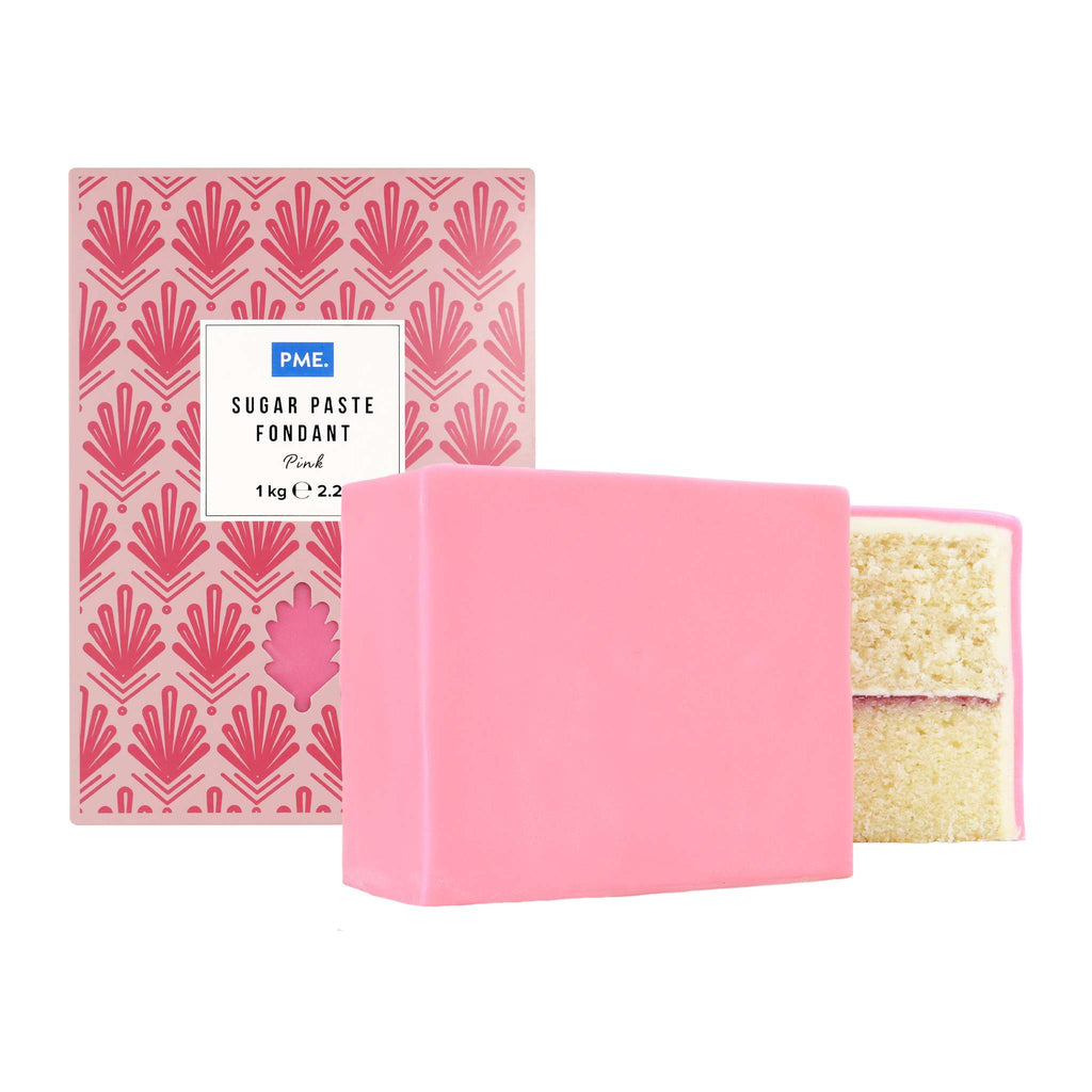 PME Pink Sugar Paste Fondant (1kg / 2.2lb)