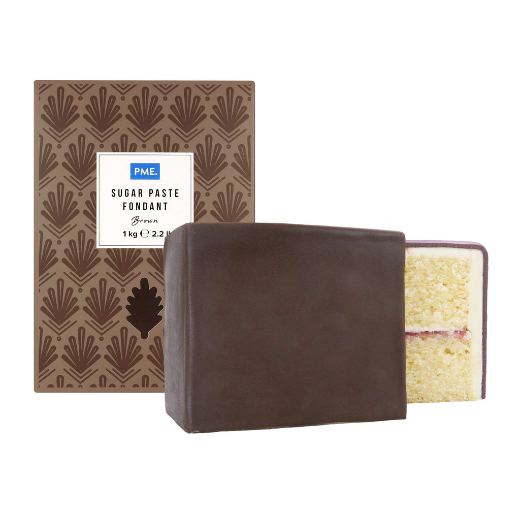 Zuckerpaste Fondant - Braun (1kg)