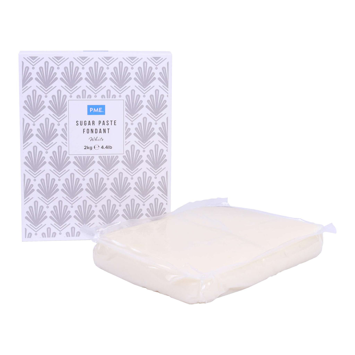 PME White Sugar Paste Fondant (2kg / 4.4lb)