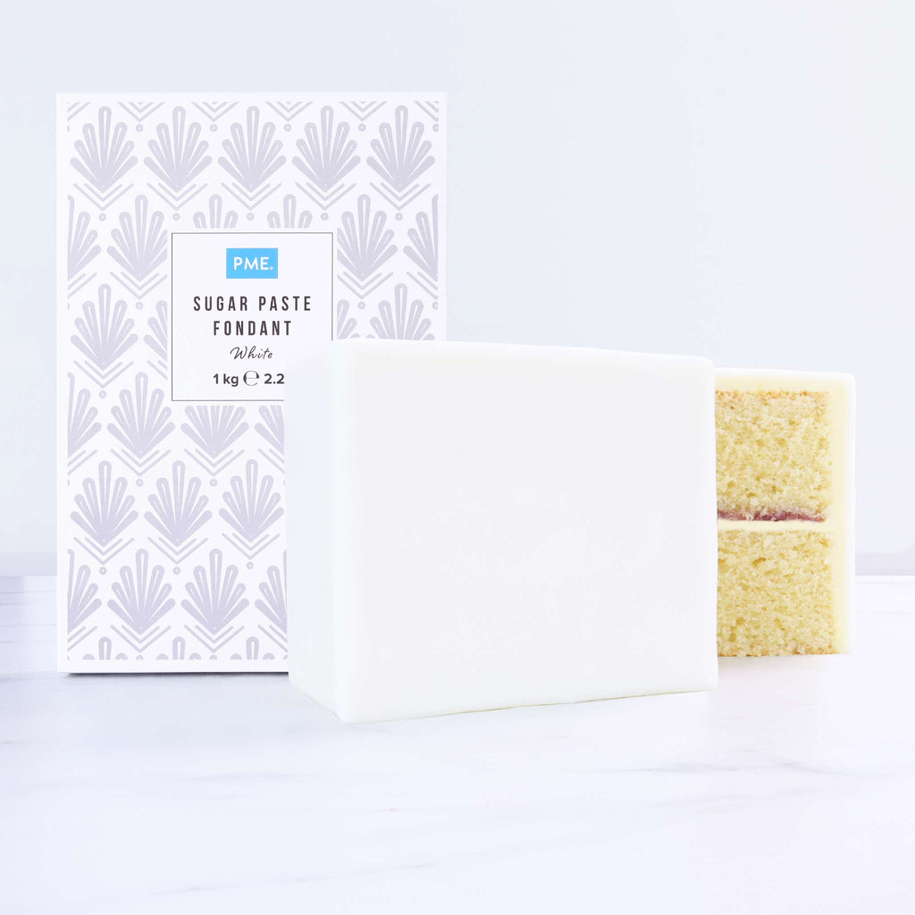 PME White Sugar Paste Fondant (1kg / 2.2lb)