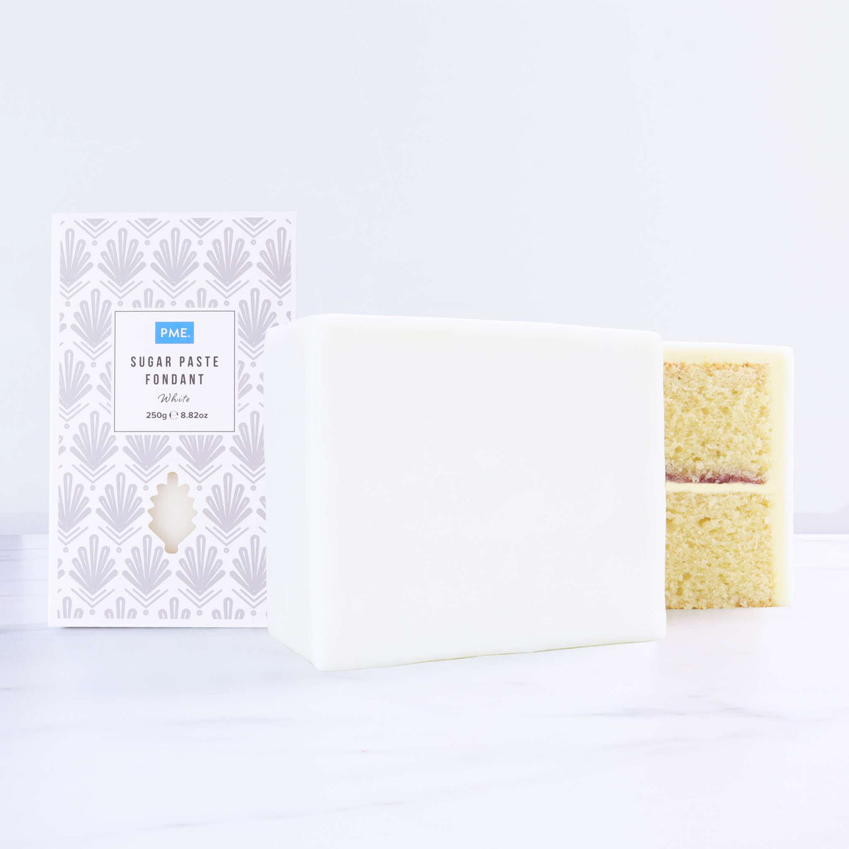 PME White Sugar Paste Fondant (250g / 8.82oz)