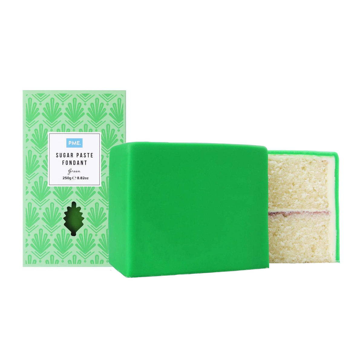 PME Green Sugar Paste Fondant (250g / 8.82oz)