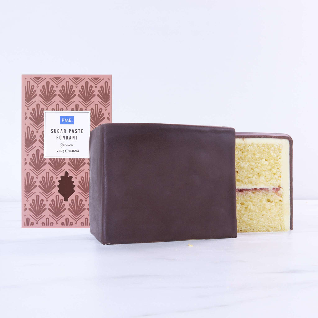 Zuckerpaste Fondant - Braun (250g)