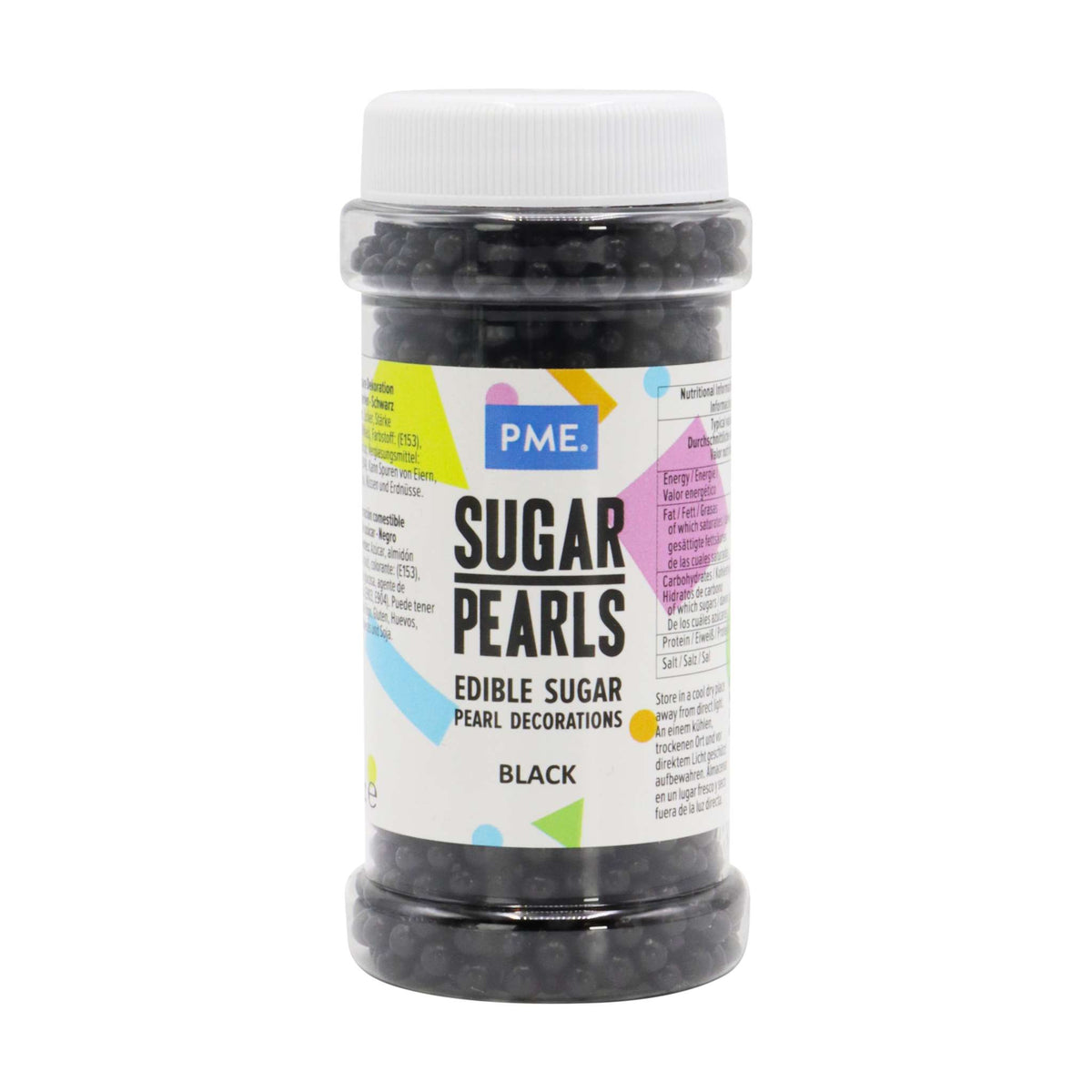 Black Sugar Pearls Sprinkles (100g / 3.52oz)
