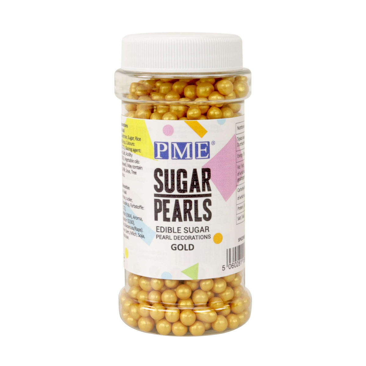 Zuckerperlen - Gold 4mm (60g / 2.11oz)