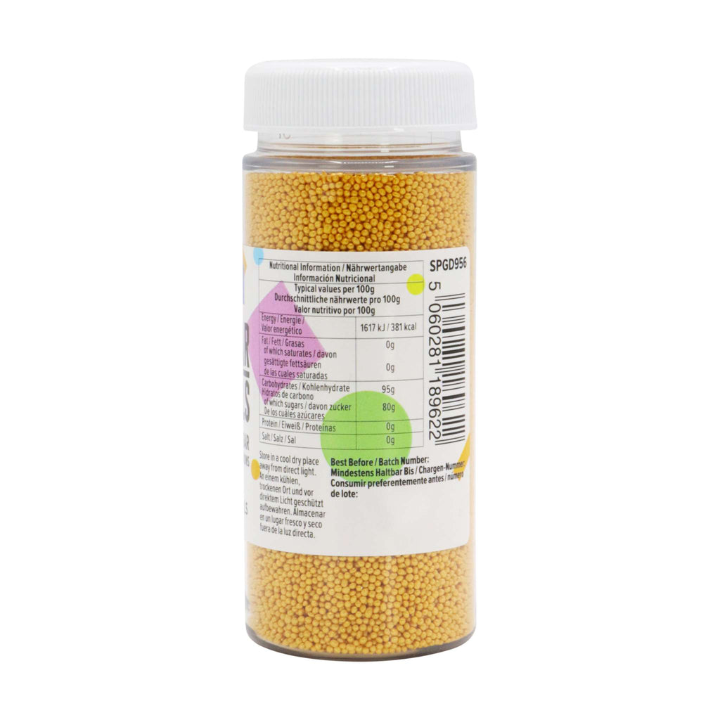 Gold Nonpareils Sprinkles (100g / 3.52oz)