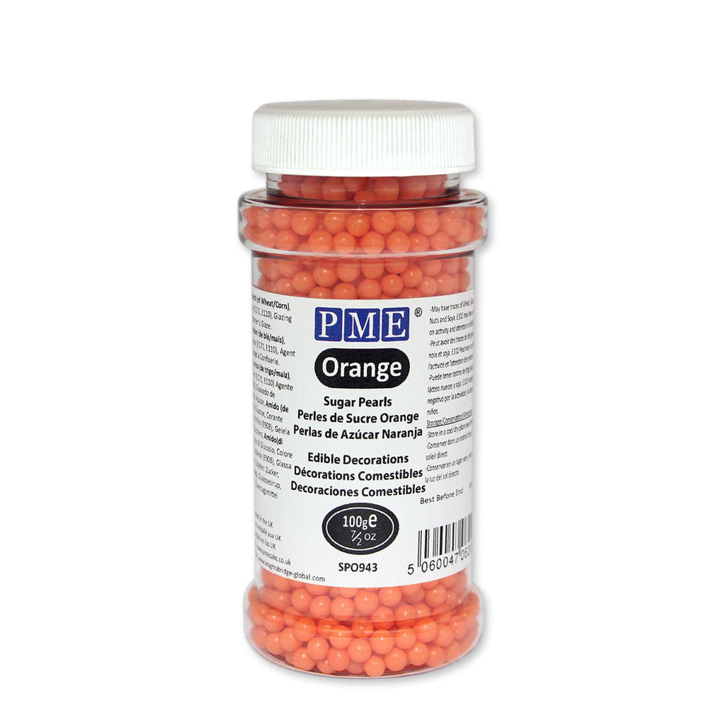 Zuckerperlen - Orange (100g / 3.5oz)