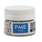 Silver Sugar Pearls Sprinkles 6mm (0.88oz / 25g)