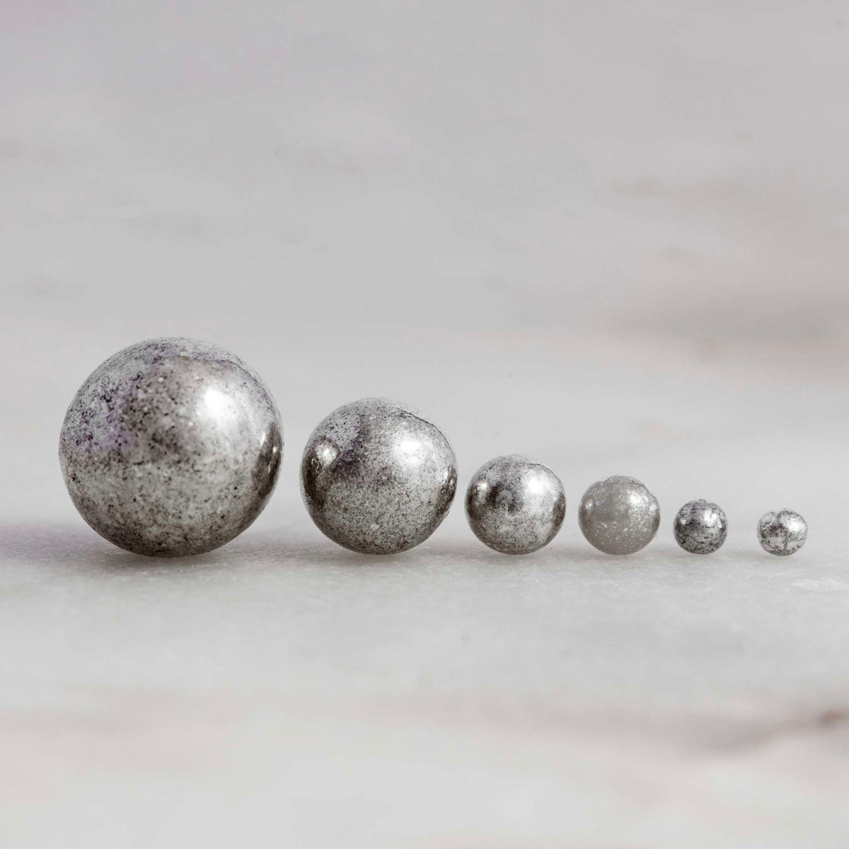 Silver Sugar Pearls Sprinkles 6mm (0.88oz / 25g)