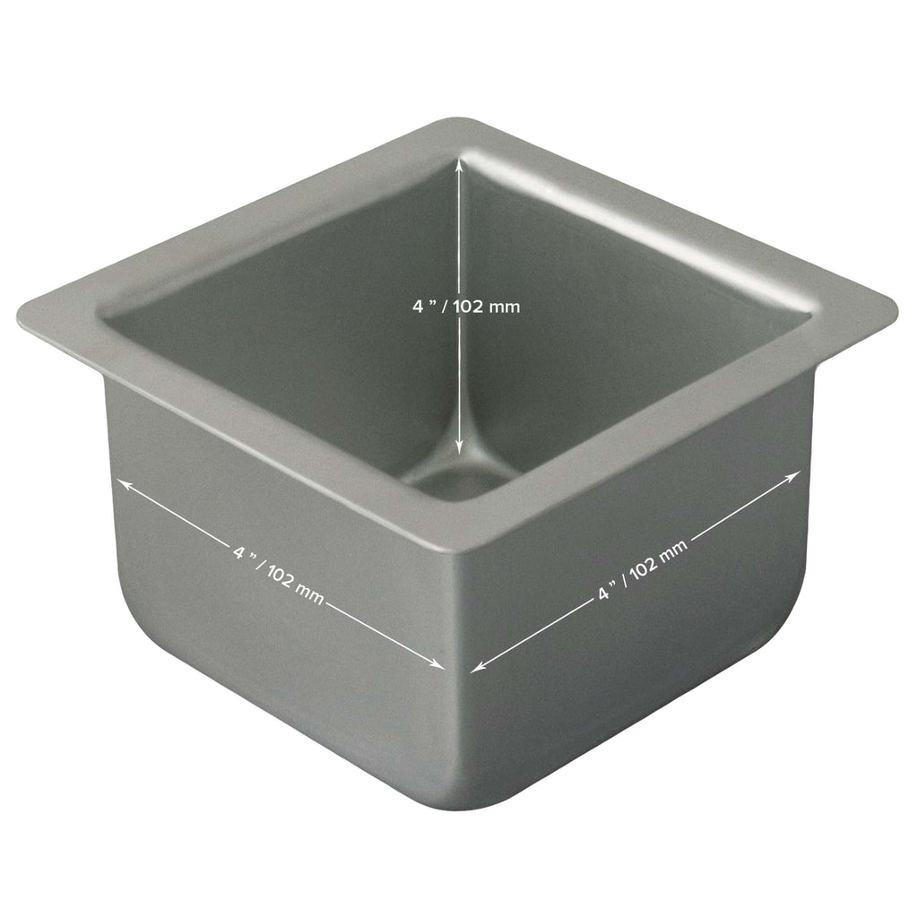 Moule carré (102 x 102 x 102mm / 4 x 4 x 4 pouces)
