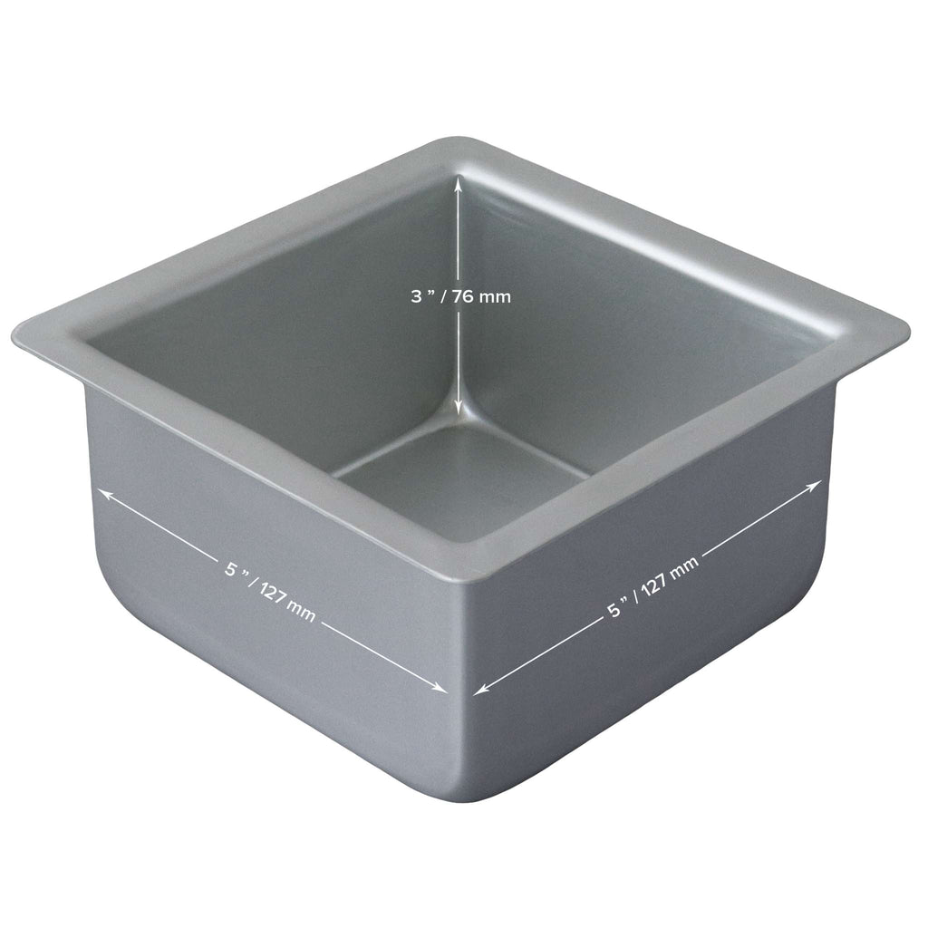 Quadratische Kuchenform (127 x 127 x 76mm / 5 x 5 x 3")