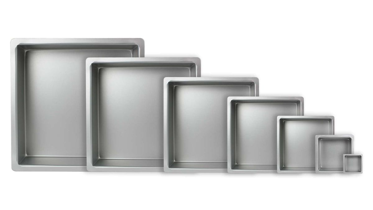 Square Aluminium Cake Tin (5 x 3" / 127 x 76mm)
