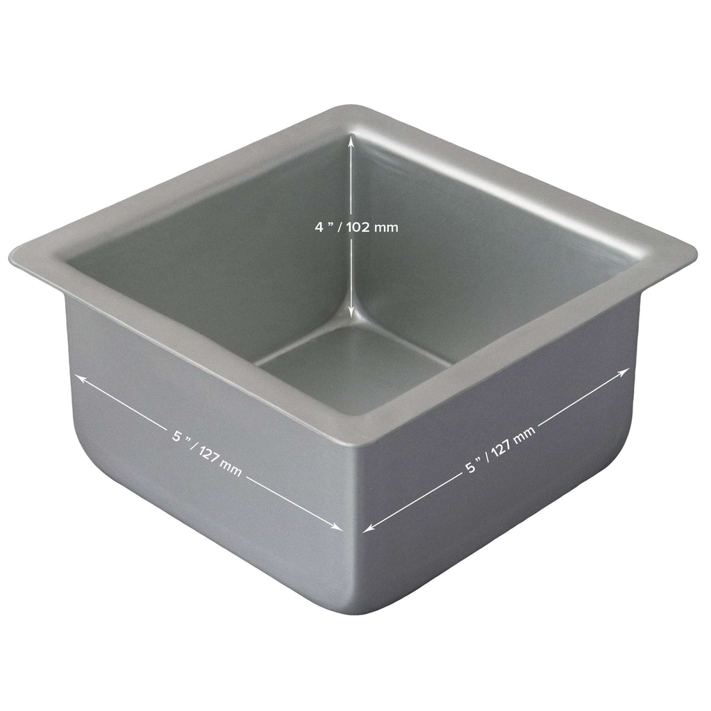 Moule carré (127 x 127 x 102mm / 5 x 5 x 4 pouces)