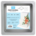 Molde para Pasteles Cuadrado de Aluminio Anodizado PME Profundidad de 6 x 6 x 3-pulgadas